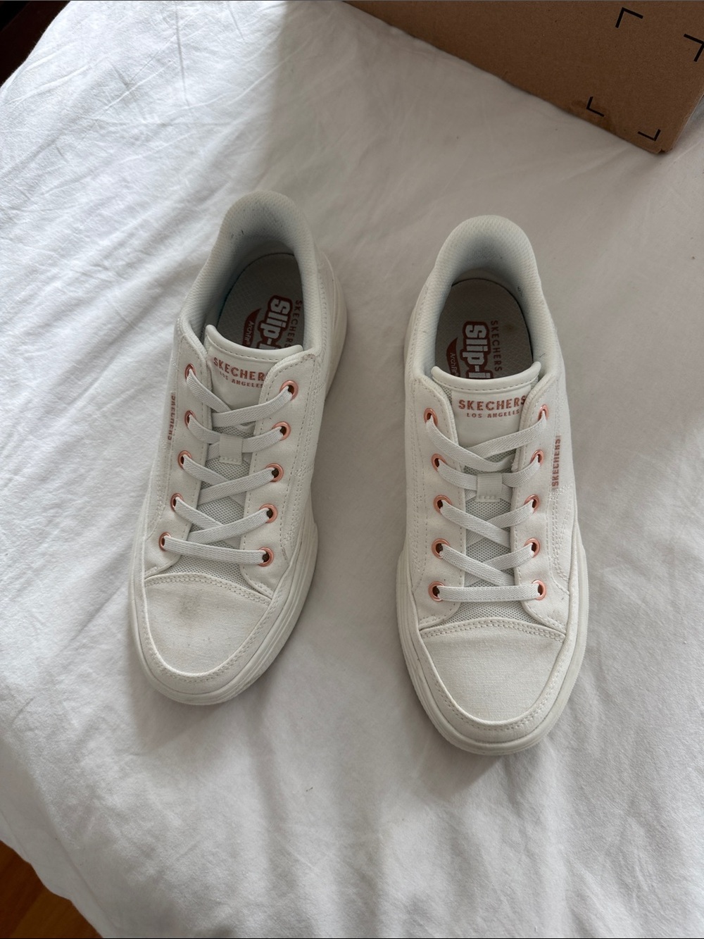 Skechers Womens Arch Fit Arcade-See Ya There Hands Free Slip-ins Sneaker